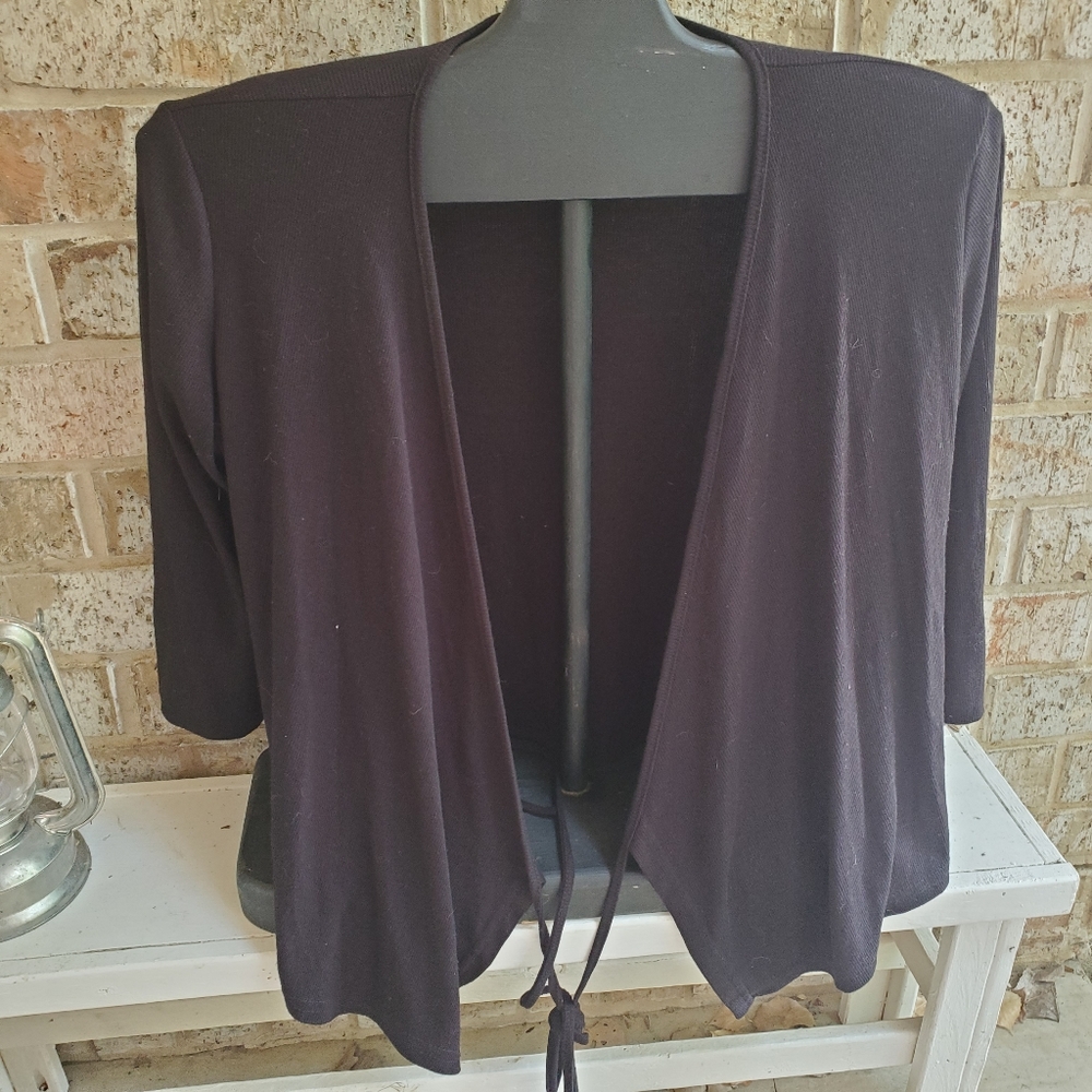 [Gemili] Black Cover Up Jacket